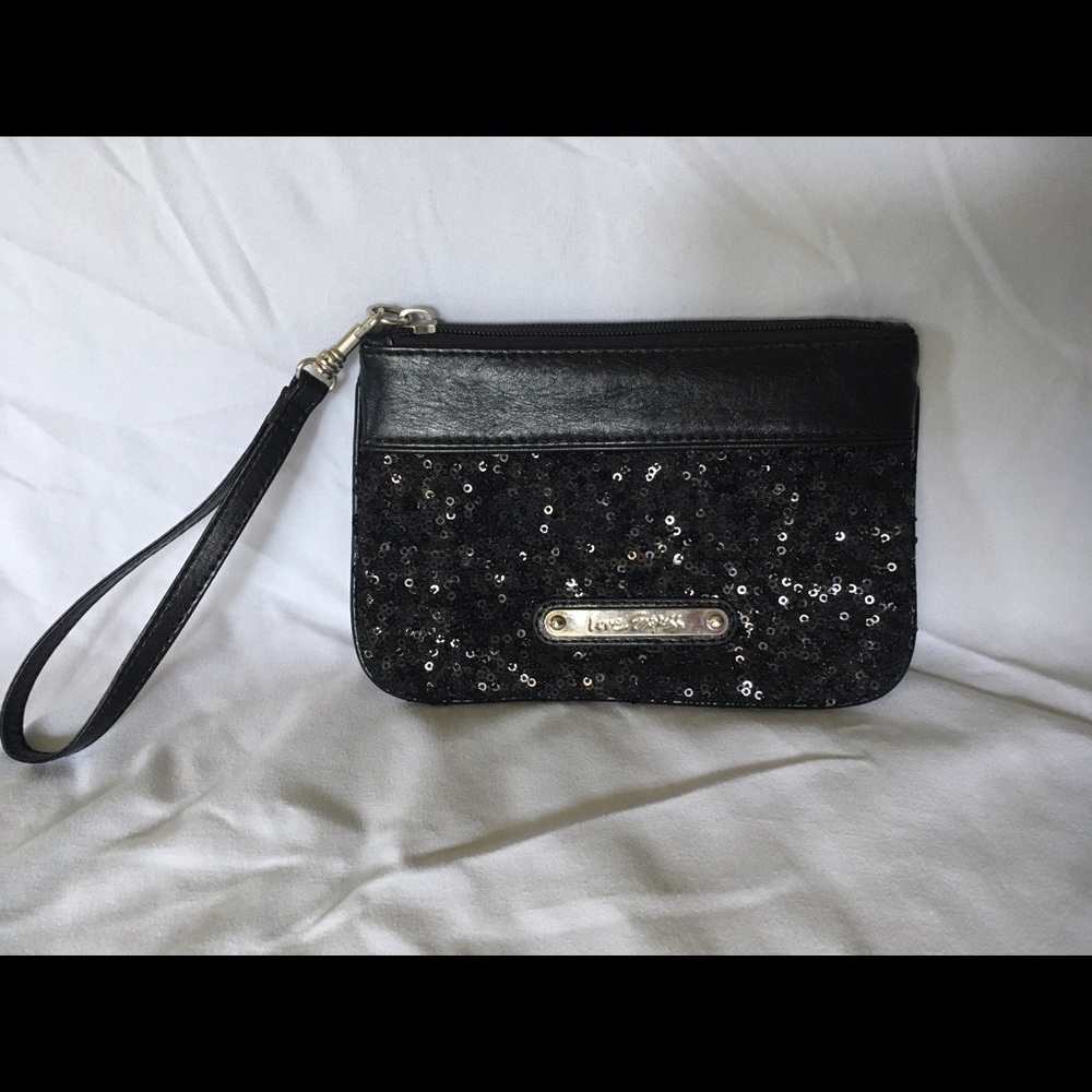 Express sequin wristlet